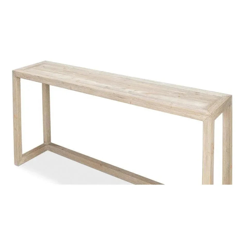 Camden Console Table Grey Finish Pine Wood - LOOMLAN - Sarreid - Console Tables