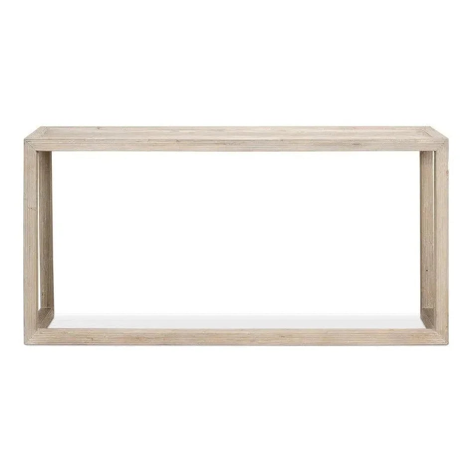 Camden Console Table Grey Finish Pine Wood - LOOMLAN - Sarreid - Console Tables