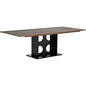 Cameron Table-Dining Tables-Noir-LOOMLAN