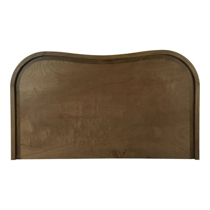 Camilla Chestnut Wave Design Bed - LOOMLAN - Moe's Home - Beds