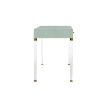 Camilla Faux Shagreen Warpped Desk-Home Office Desks-Chelsea House-LOOMLAN