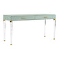Camilla Faux Shagreen Warpped Desk-Home Office Desks-Chelsea House-LOOMLAN