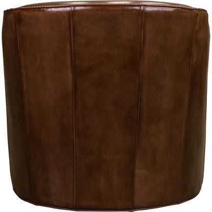 Camilla Leather Modern Swivel Chair - LOOMLAN - Olivia + Quinn - Club Chairs
