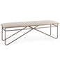 Camille Cream Fabric Bedroom Bench