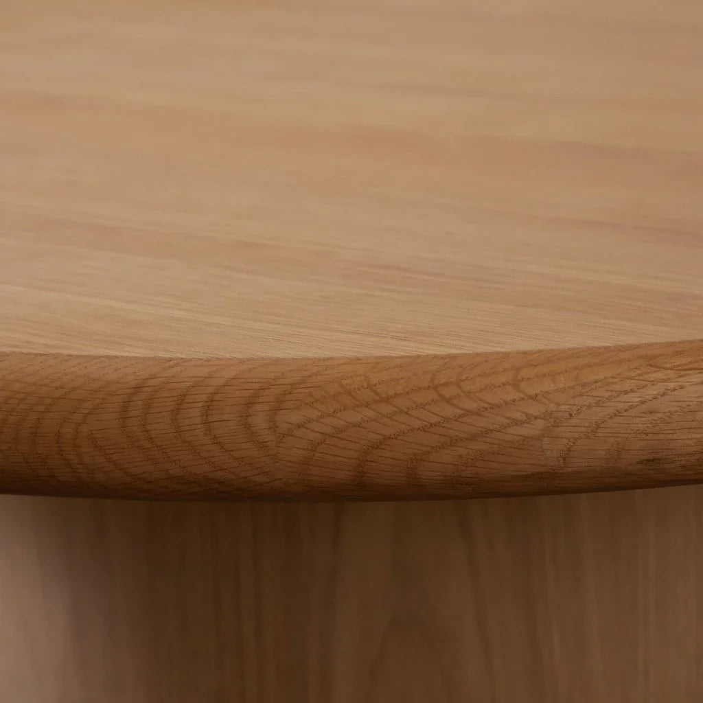 Campbell Wooden Round Pedestal Cocktail Table - LOOMLAN - Diamond Sofa - Coffee Tables