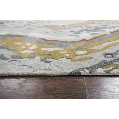 Cams Abstract Gray Large Area Rugs For Living Room - LOOMLAN - LOOMLAN - Area Rugs