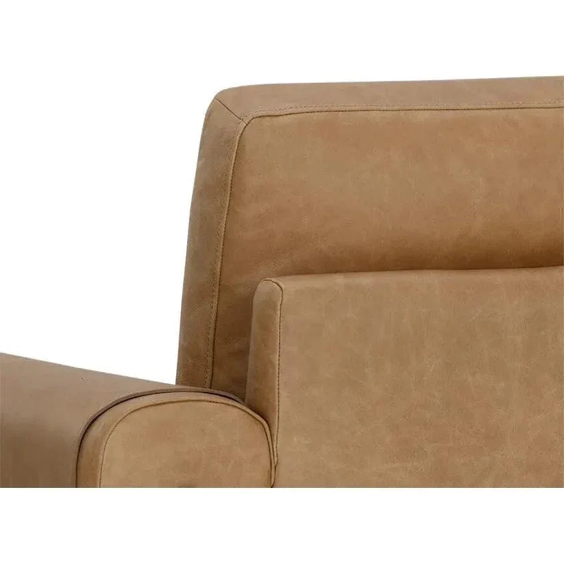 Camus Armchair Modern Leather With - LOOMLAN - SUNPAN - Club Chairs