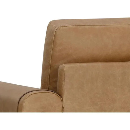Camus Armchair Modern Leather With - LOOMLAN - SUNPAN - Club Chairs