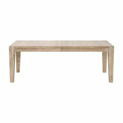 Canal Reclaimed Wood Extendable Dining Table Gold Inlay-Dining Tables-Essentials For Living-LOOMLAN