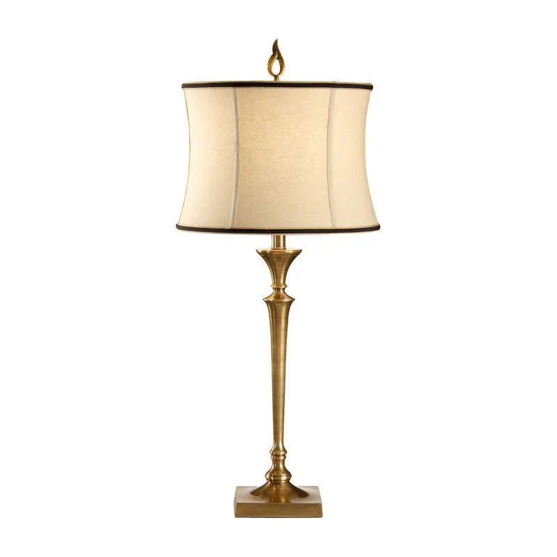 Candlestick Solid Brass Made Table Lamp - LOOMLAN - Wildwood - Table Lamps