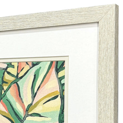 Candy Tropicals Pink Framed Wall Art 2PC