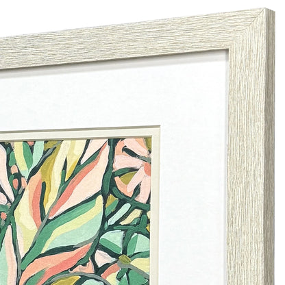 Candy Tropicals Pink Framed Wall Art 2PC