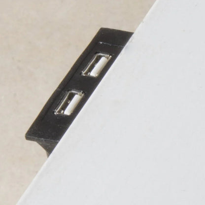 Cane Bay One Drawer White Nightstand with Basket - LOOMLAN - Palmetto Home - Nightstands