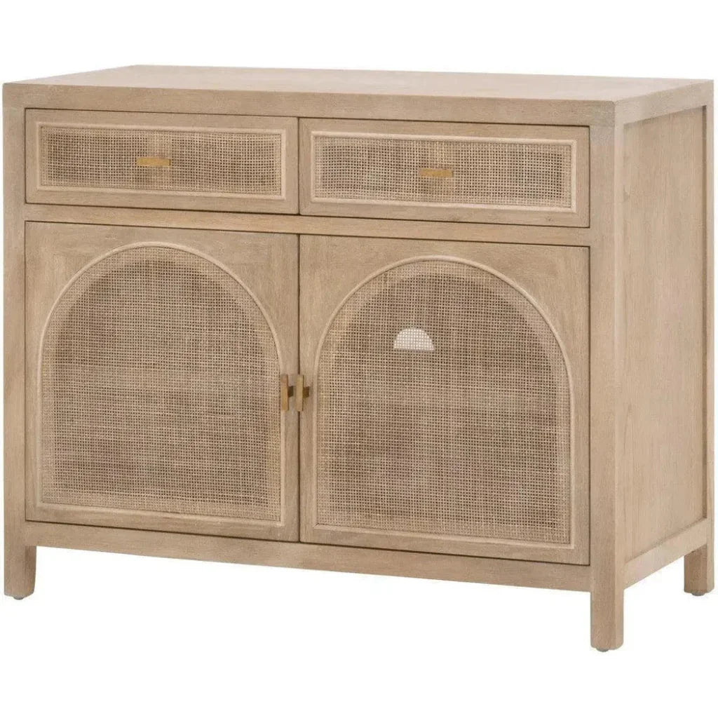 Cane Media Console Small TV Stand - LOOMLAN - Essentials For Living - Accent Cabinets