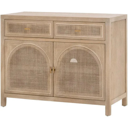 Cane Media Console Small TV Stand - LOOMLAN - Essentials For Living - Accent Cabinets