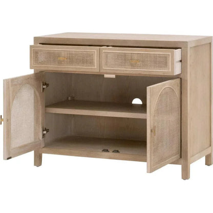 Cane Media Console Small TV Stand - LOOMLAN - Essentials For Living - Accent Cabinets