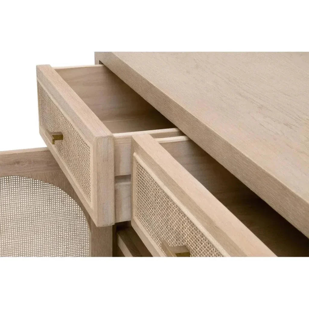 Cane Media Console Small TV Stand - LOOMLAN - Essentials For Living - Accent Cabinets