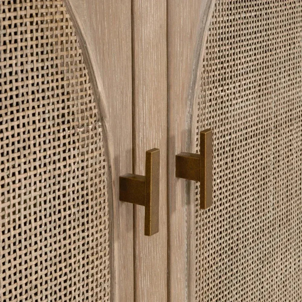 Cane Modern Styled Wooden Storage Bookcase - LOOMLAN - Essentials For Living - Bookcases