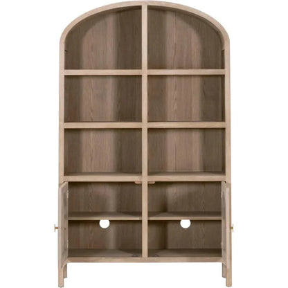 Cane Modern Styled Wooden Storage Bookcase - LOOMLAN - Essentials For Living - Bookcases