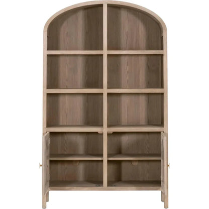 Cane Modern Styled Wooden Storage Bookcase - LOOMLAN - Essentials For Living - Bookcases
