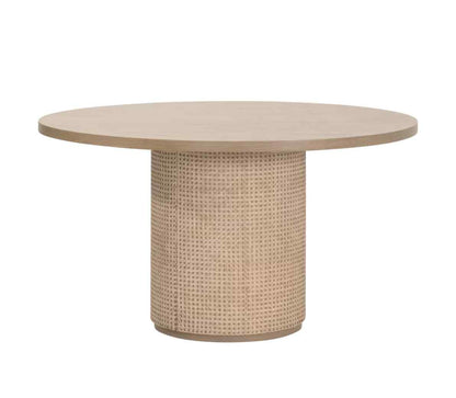 Cannes 54" Wooden Round Dining Table