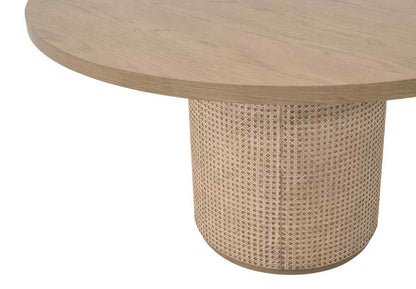 Cannes 54" Wooden Round Dining Table