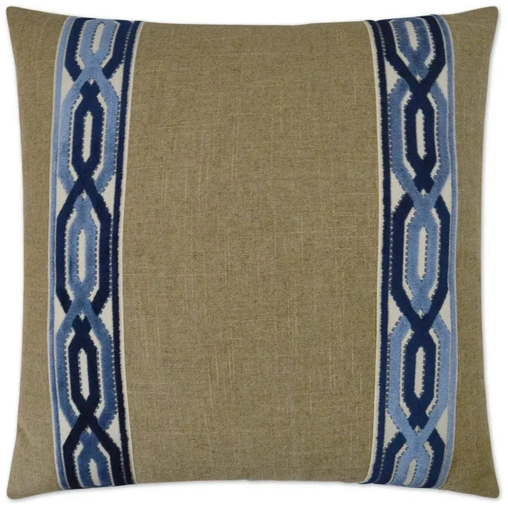 Cannes Blue Throw Pillow With Insert - LOOMLAN - D.V. Kap - Throw Pillows