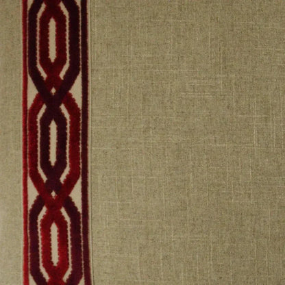 Cannes Red Throw Pillow With Insert - LOOMLAN - D.V. Kap - Throw Pillows