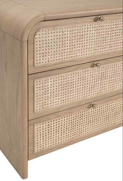 Cannes Six Drawers Wooden Double Dresser