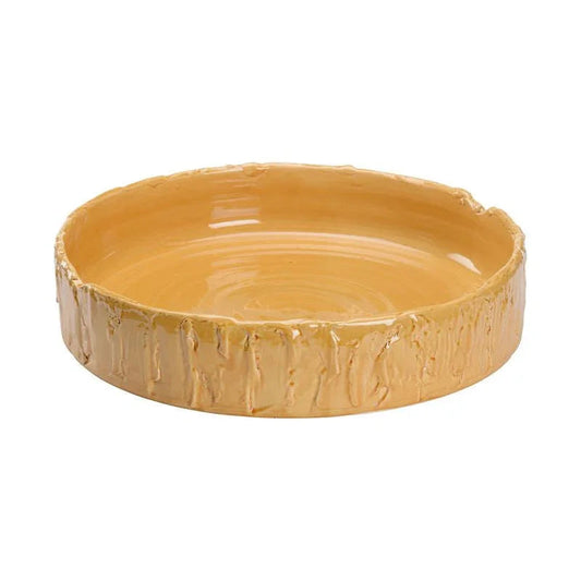 Capaci Ocher Glazed Bowl - LOOMLAN - Wildwood - Boxes & Bowls