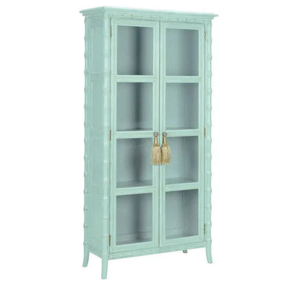 Cape Cod Linen Green Cabinet - LOOMLAN - Wildwood - Accent Cabinets