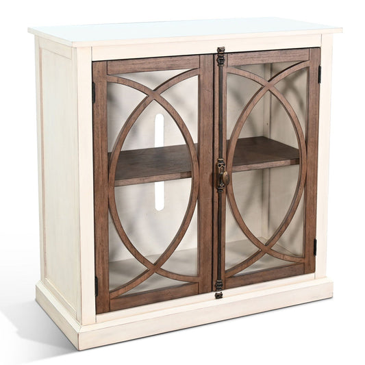 Cape Horizon Wooden White Accent Cabinet