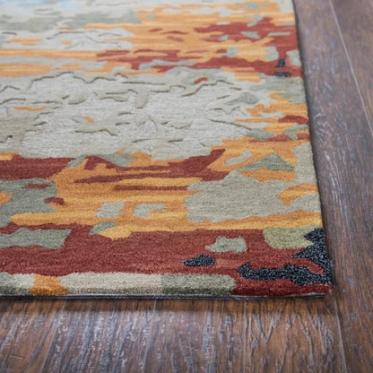 Capi Abstract Tan Large Area Rugs For Living Room - LOOMLAN - LOOMLAN - Area Rugs