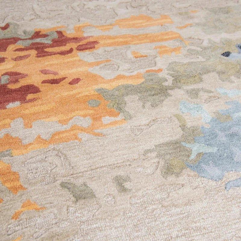 Capi Abstract Tan Large Area Rugs For Living Room - LOOMLAN - LOOMLAN - Area Rugs