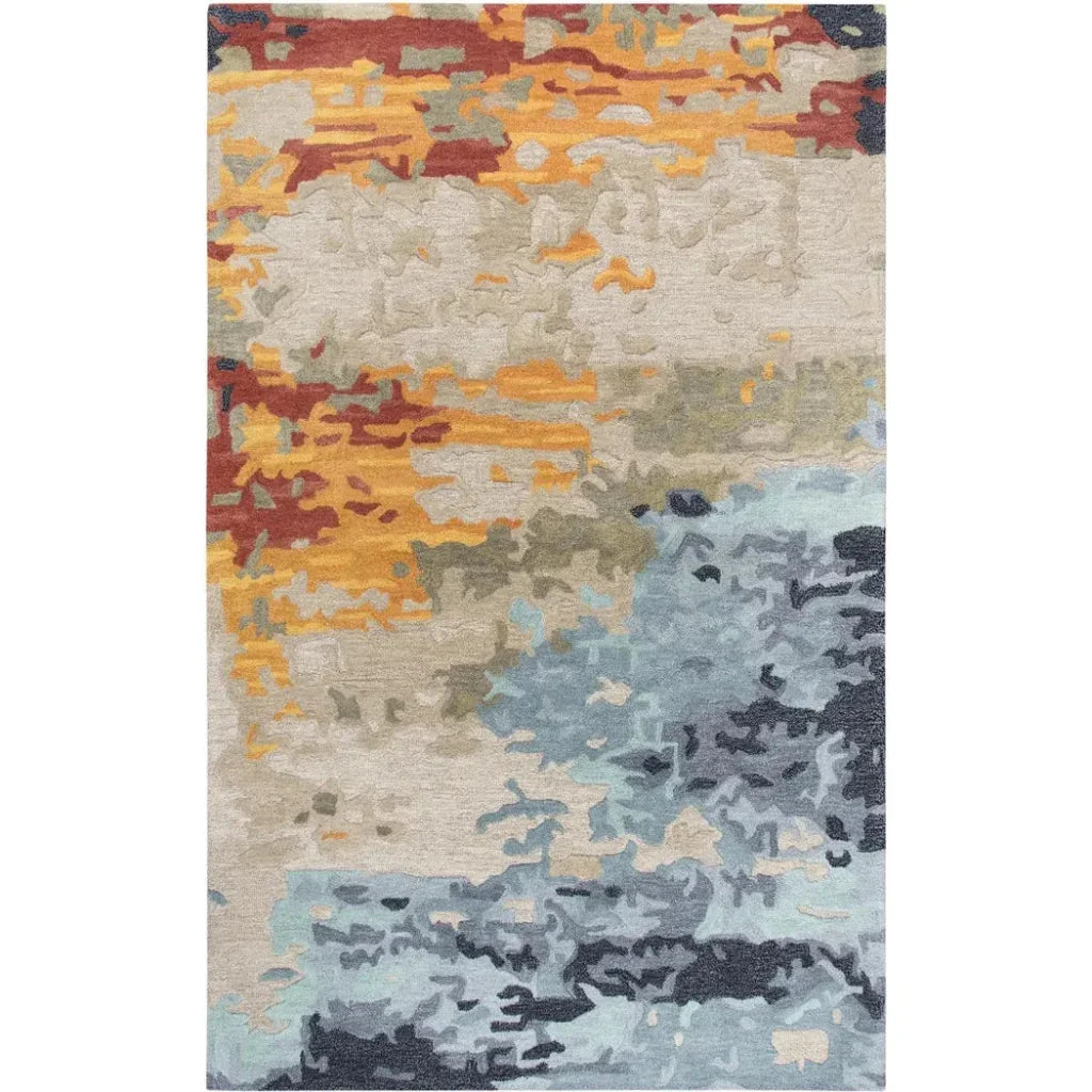 Capi Abstract Tan Large Area Rugs For Living Room - LOOMLAN - LOOMLAN - Area Rugs