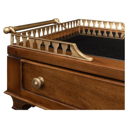 Capital Serving Cart Fruitwood Finish - LOOMLAN - Sarreid - Side Tables