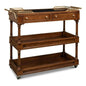 Capital Serving Cart Fruitwood Finish - LOOMLAN - Sarreid - Side Tables