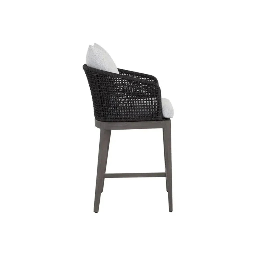Capri Fabric Outdoor Counter Stool - LOOMLAN - SUNPAN - Counter Stools