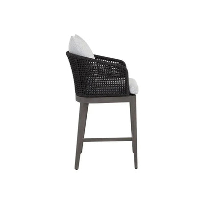 Capri Fabric Outdoor Counter Stool - LOOMLAN - SUNPAN - Counter Stools