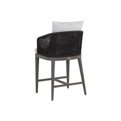 Capri Fabric Outdoor Counter Stool - LOOMLAN - SUNPAN - Counter Stools