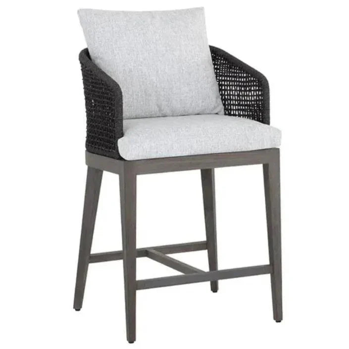 Capri Fabric Outdoor Counter Stool - LOOMLAN - SUNPAN - Counter Stools