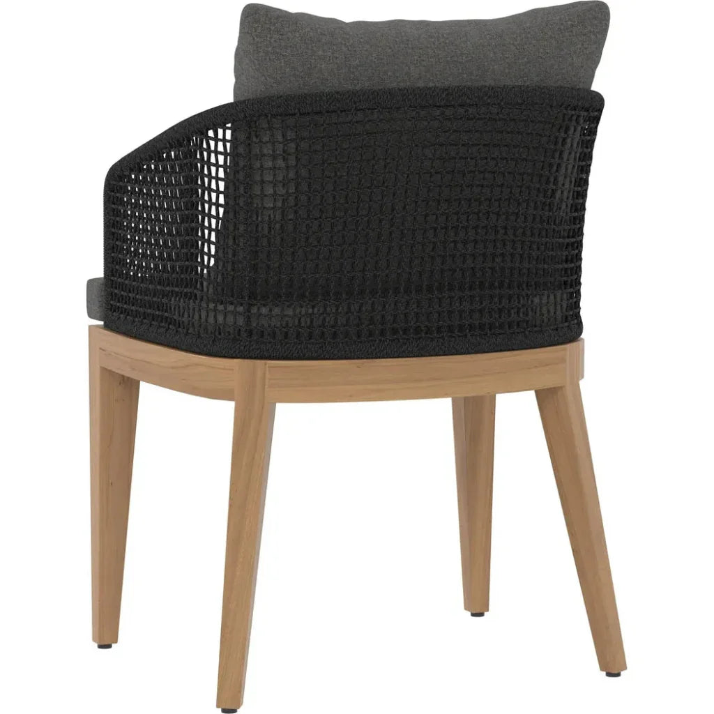 Capri Fabric Outdoor Dining Armchair-Outdoor Dining Chairs-SUNPAN-LOOMLAN