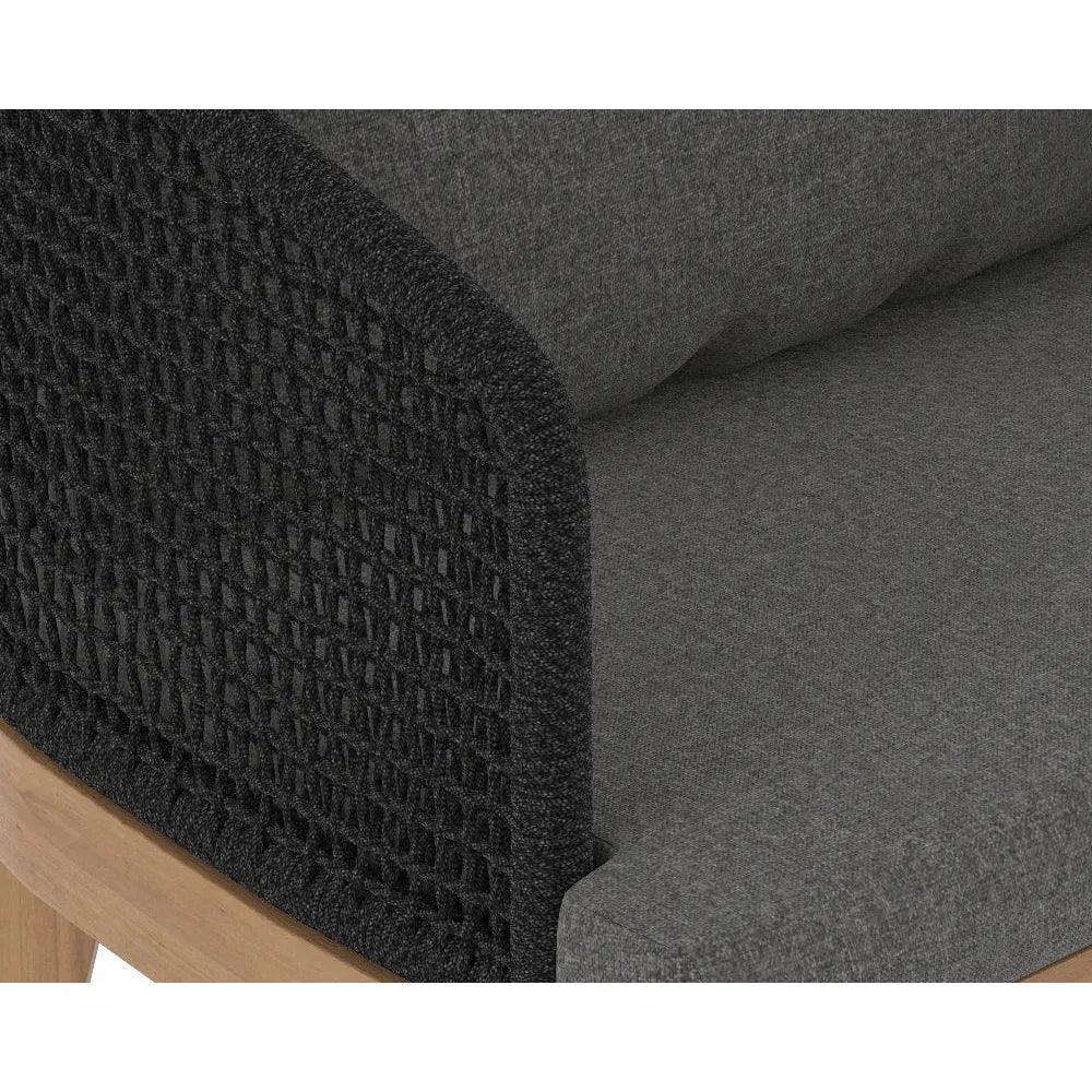 Capri Fabric Outdoor Dining Armchair-Outdoor Dining Chairs-SUNPAN-LOOMLAN