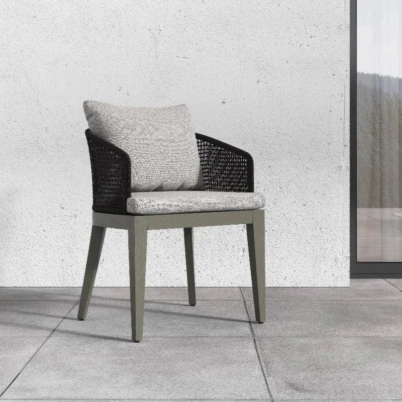 Capri Fabric Outdoor Dining Armchair-Outdoor Dining Chairs-SUNPAN-LOOMLAN