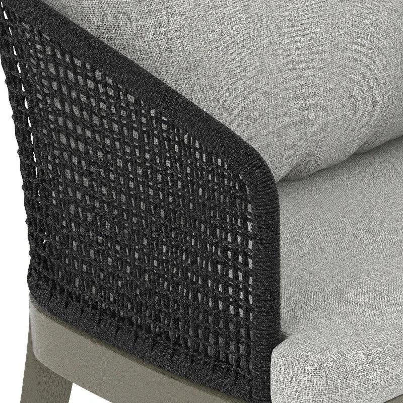 Capri Fabric Outdoor Dining Armchair-Outdoor Dining Chairs-SUNPAN-LOOMLAN