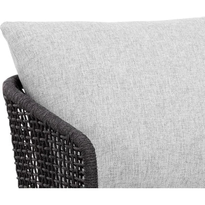 Capri Fabric Outdoor Dining Armchair-Outdoor Dining Chairs-SUNPAN-LOOMLAN