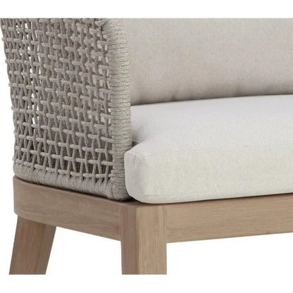 Capri Fabric Outdoor Dining Armchair-Outdoor Dining Chairs-SUNPAN-LOOMLAN