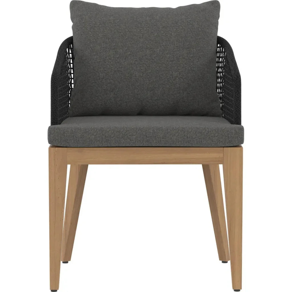 Capri Fabric Outdoor Dining Armchair-Outdoor Dining Chairs-SUNPAN-LOOMLAN