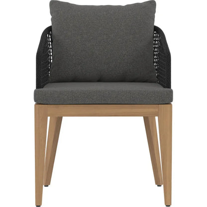 Capri Fabric Outdoor Dining Armchair-Outdoor Dining Chairs-SUNPAN-LOOMLAN