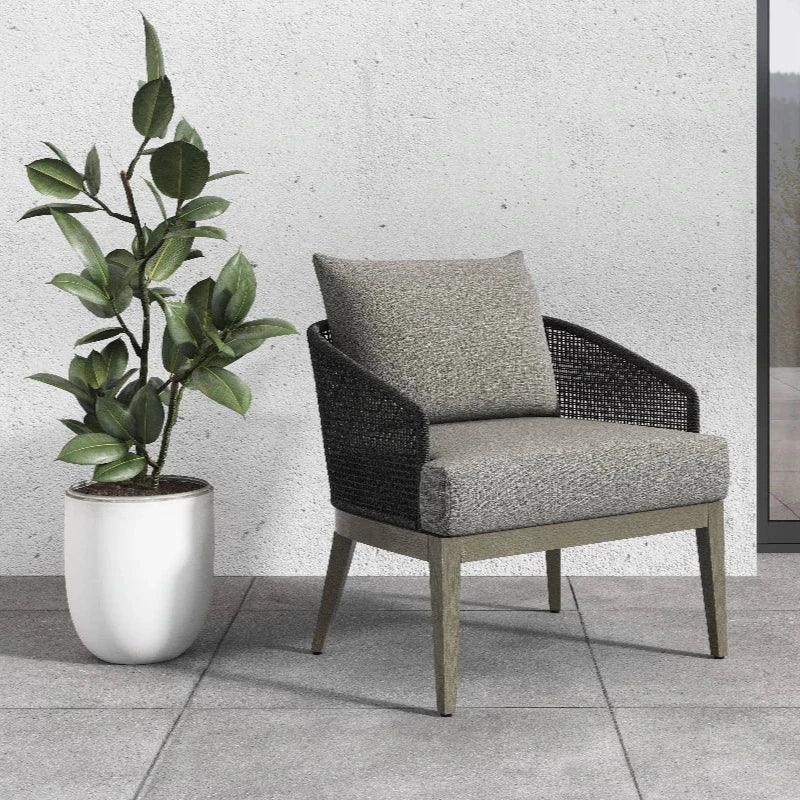 Capri Fabric Outdoor Lounge Chair-Outdoor Lounge Chairs-SUNPAN-LOOMLAN